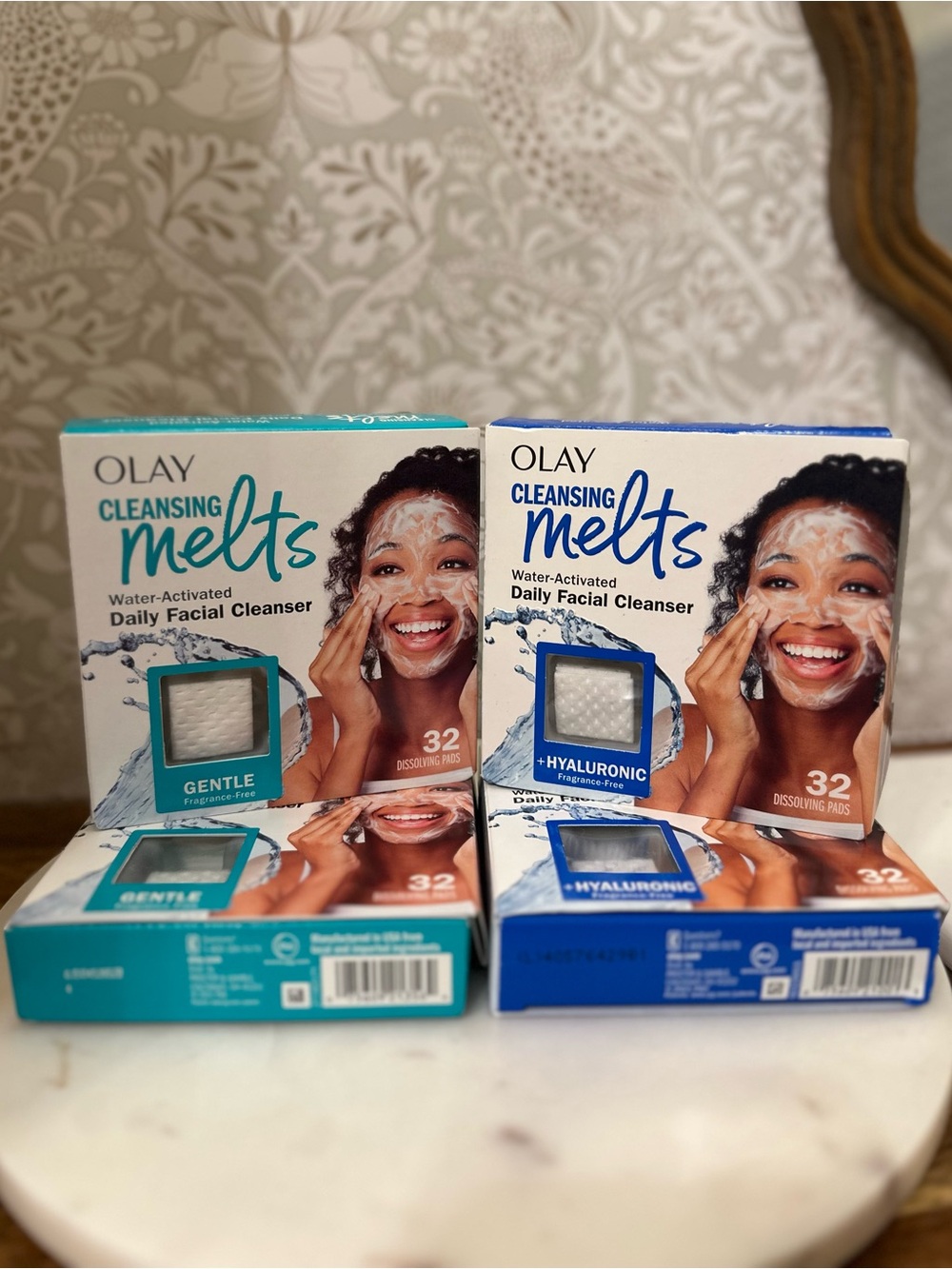 Olay Cleansing Melts 4-box skincare bundle 🫧✨